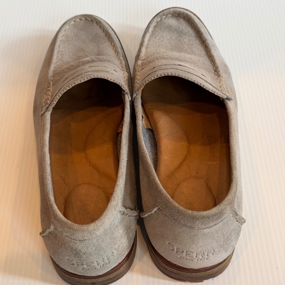 Sperry Top-Sider Women's Seaport Penny Grey Suede Loafers Size 9 - Picture 5 of 12